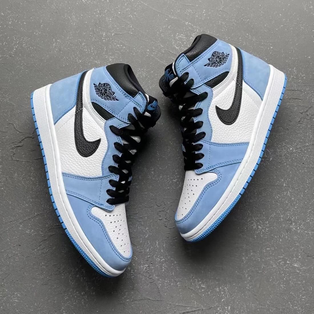 Custom Air Jordan 1 University Blue Sneakers - tntwear1