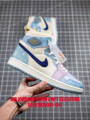 Custom Air Jordan 1 Zoom CMFT Celestine Blue DQ5091 041 - tntwear1