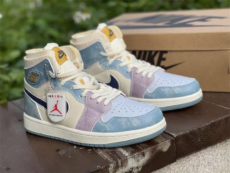 Custom Air Jordan 1 Zoom CMFT Celestine Blue DQ5091 041 - tntwear1