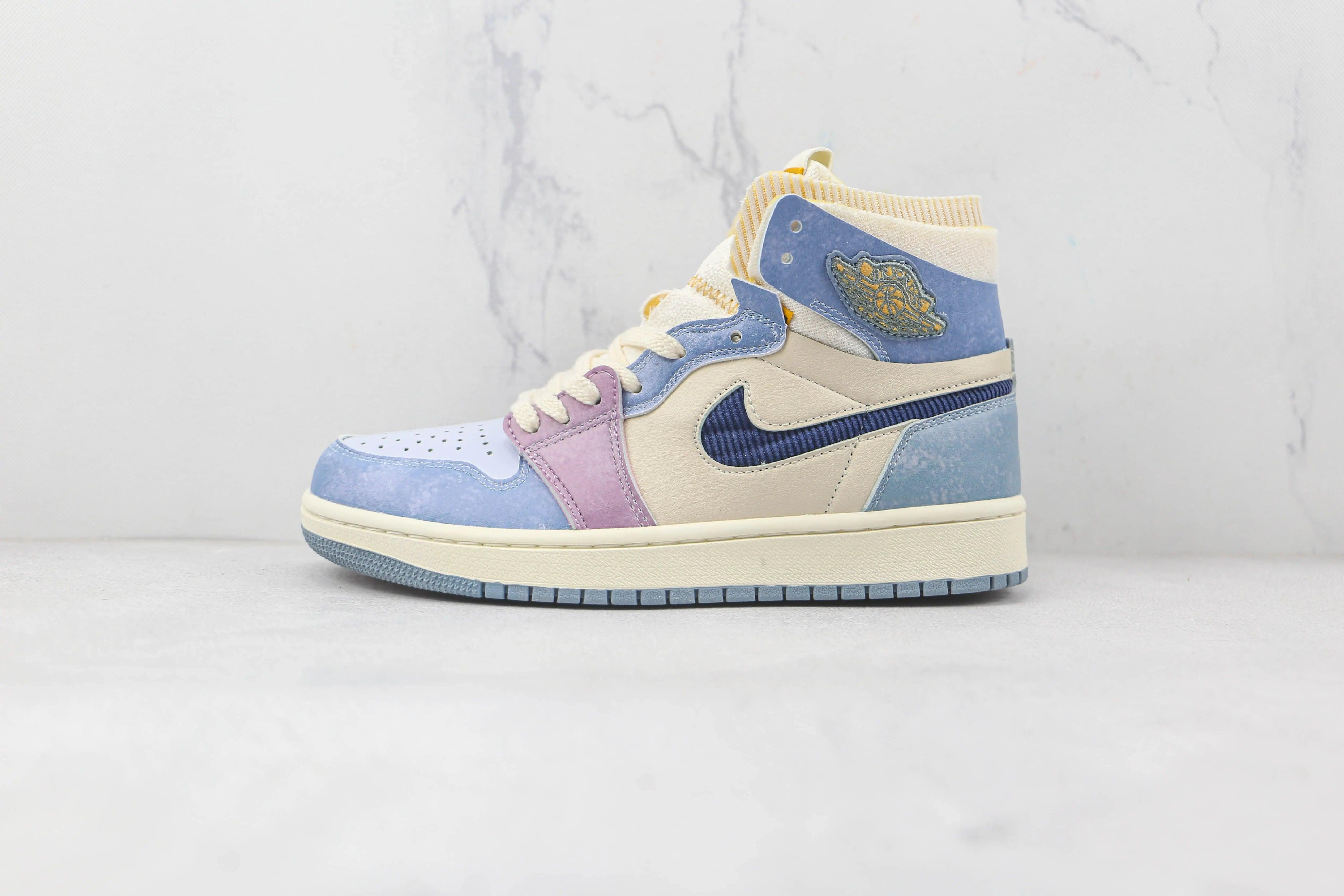 Custom Air Jordan 1 Zoom CMFT Celestine Blue DQ5091 041 - tntwear1