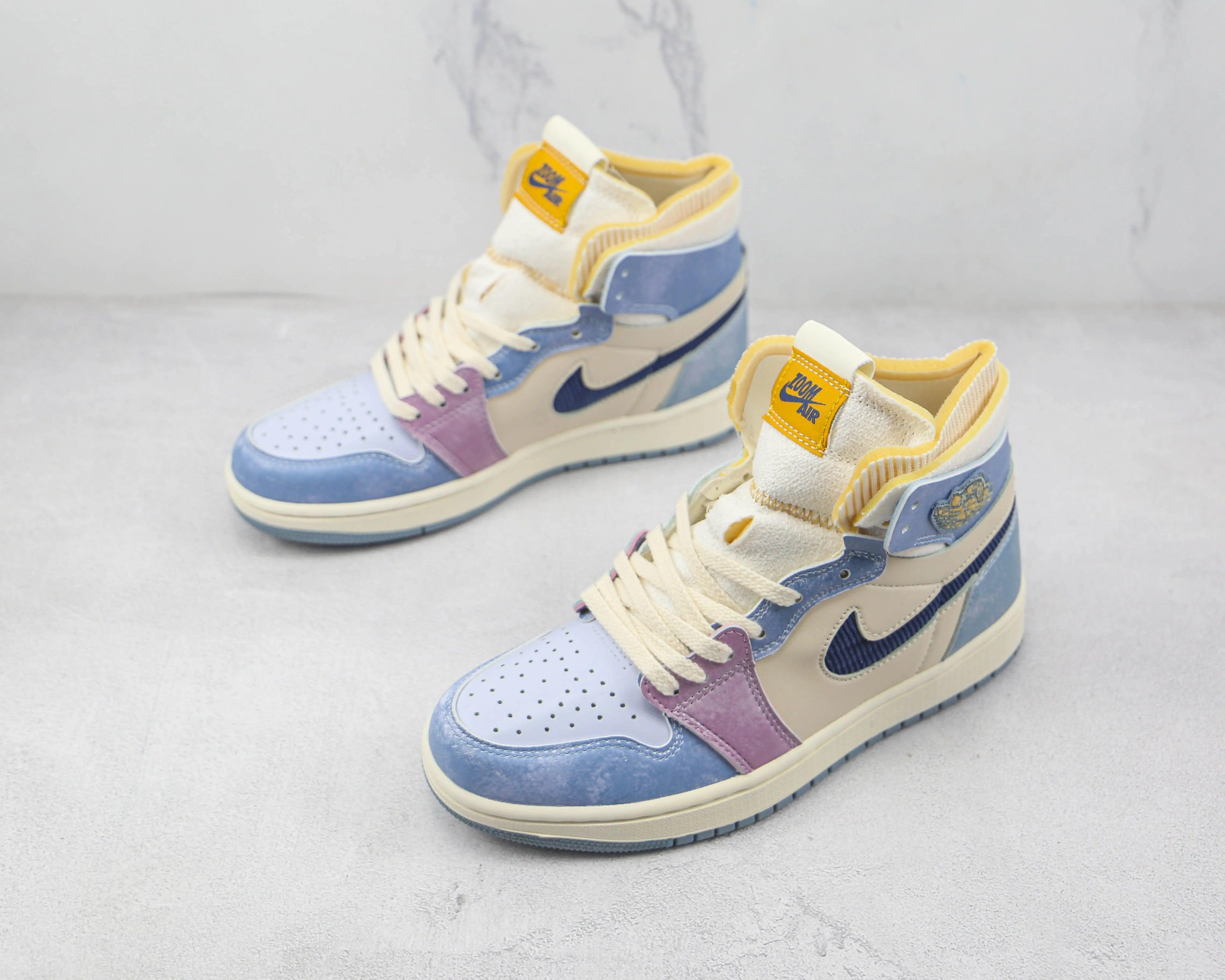 Custom Air Jordan 1 Zoom CMFT Celestine Blue DQ5091 041 - tntwear1