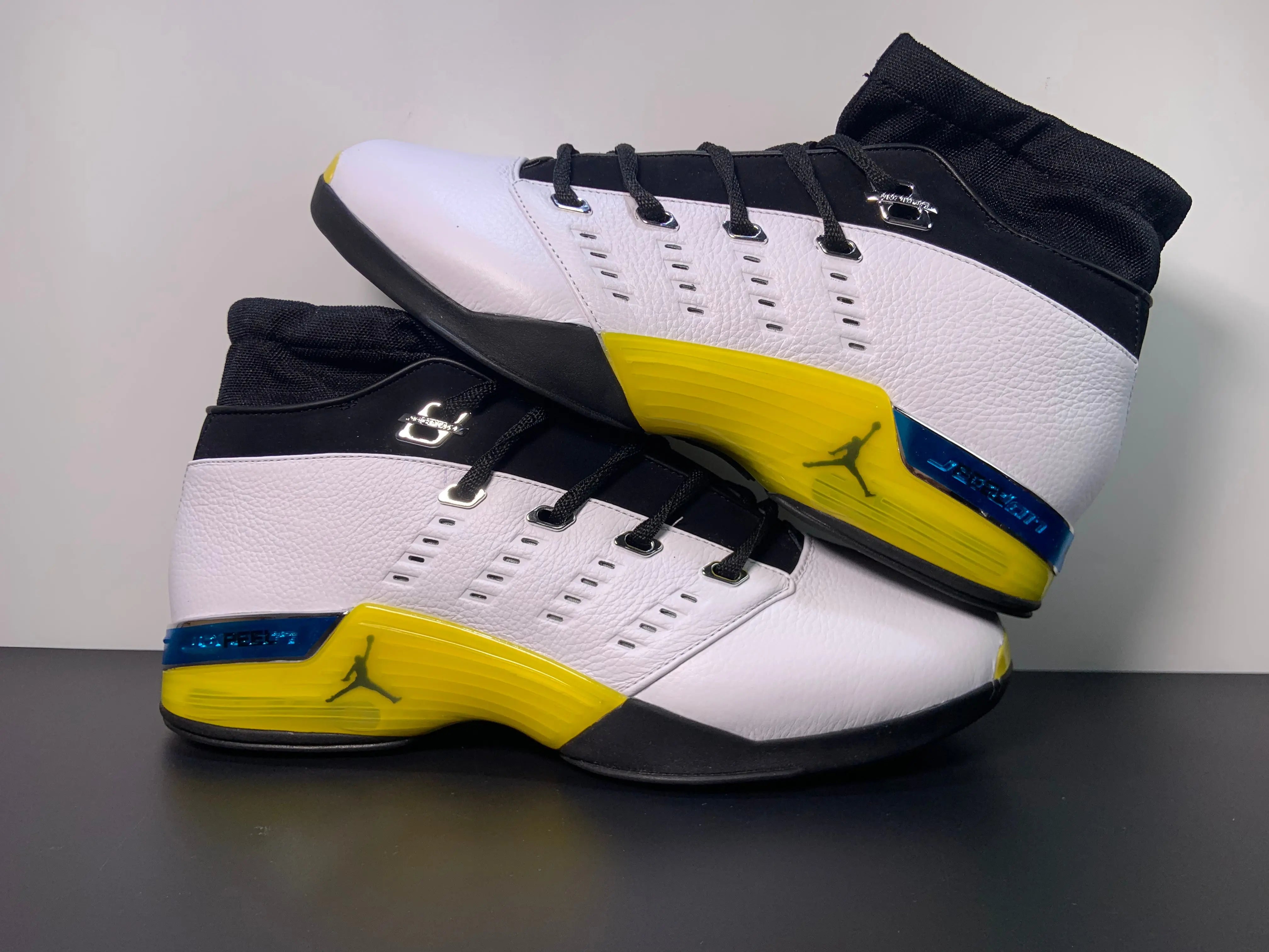 Custom Air Jordan 17 Low “Lightning” FJ0395-100 Sneakerhill