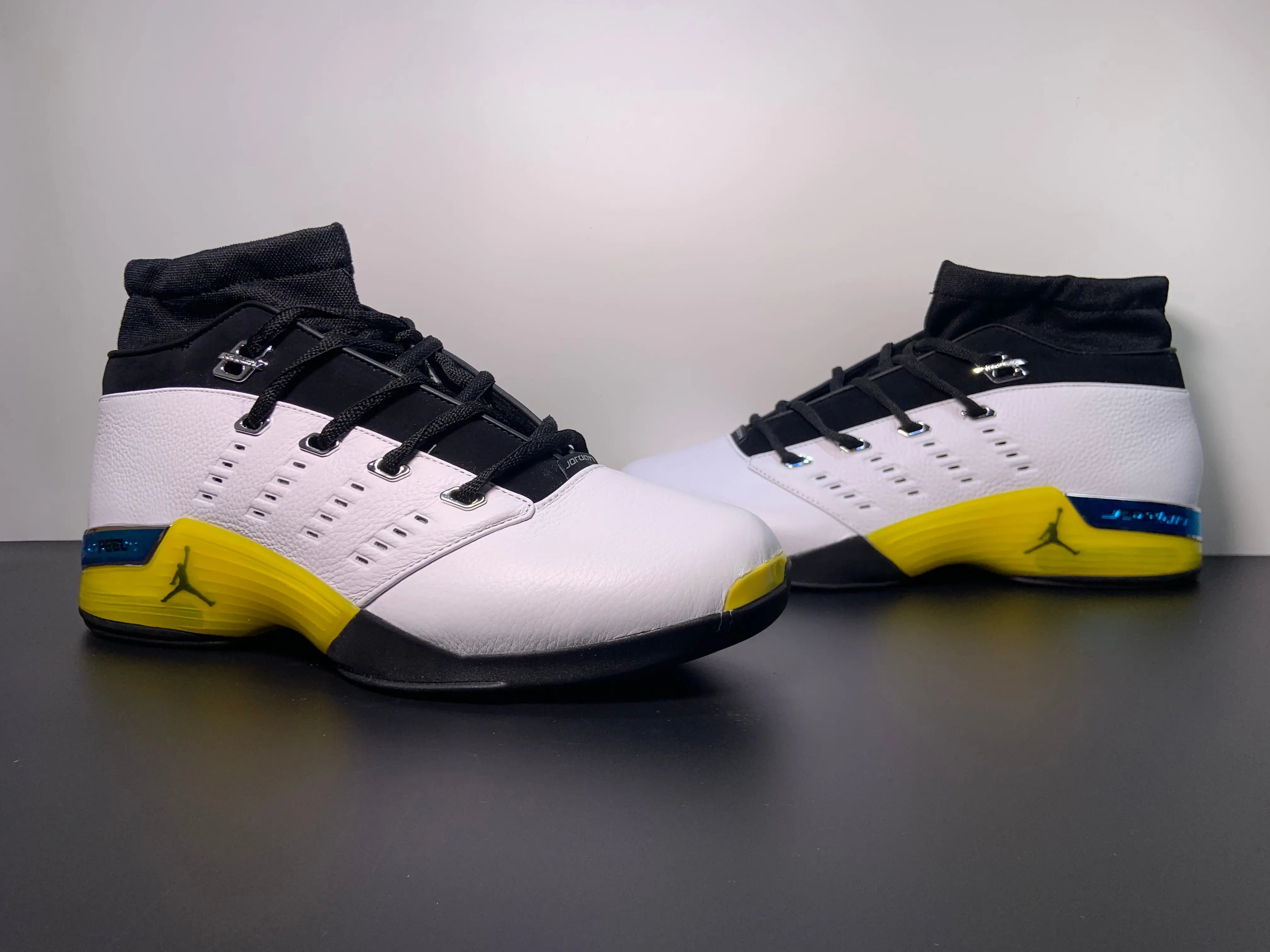 Custom Air Jordan 17 Low “Lightning” FJ0395-100 Sneakerhill