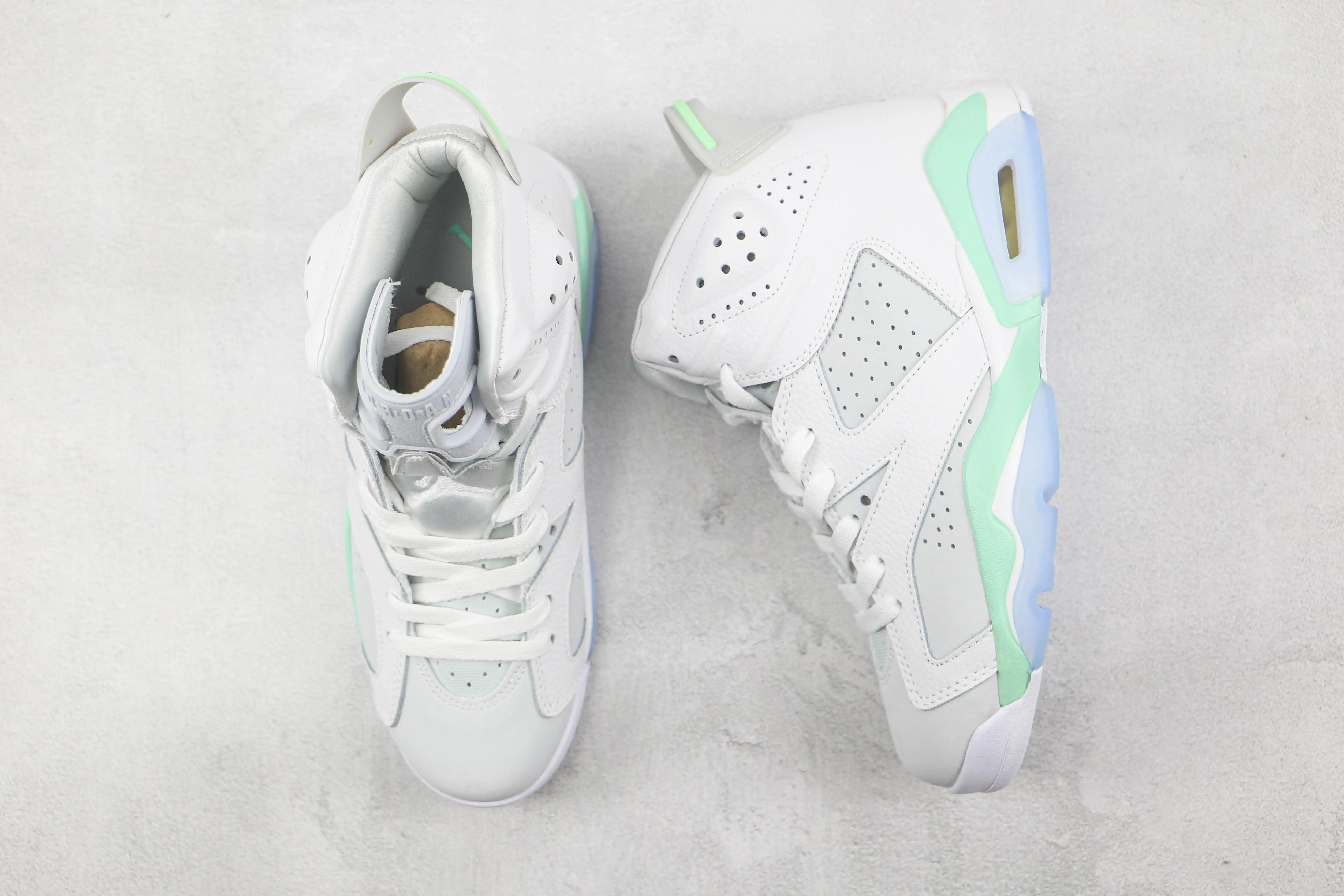 Custom Air Jordan AJ6 Retro Mint Foam - tntwear1