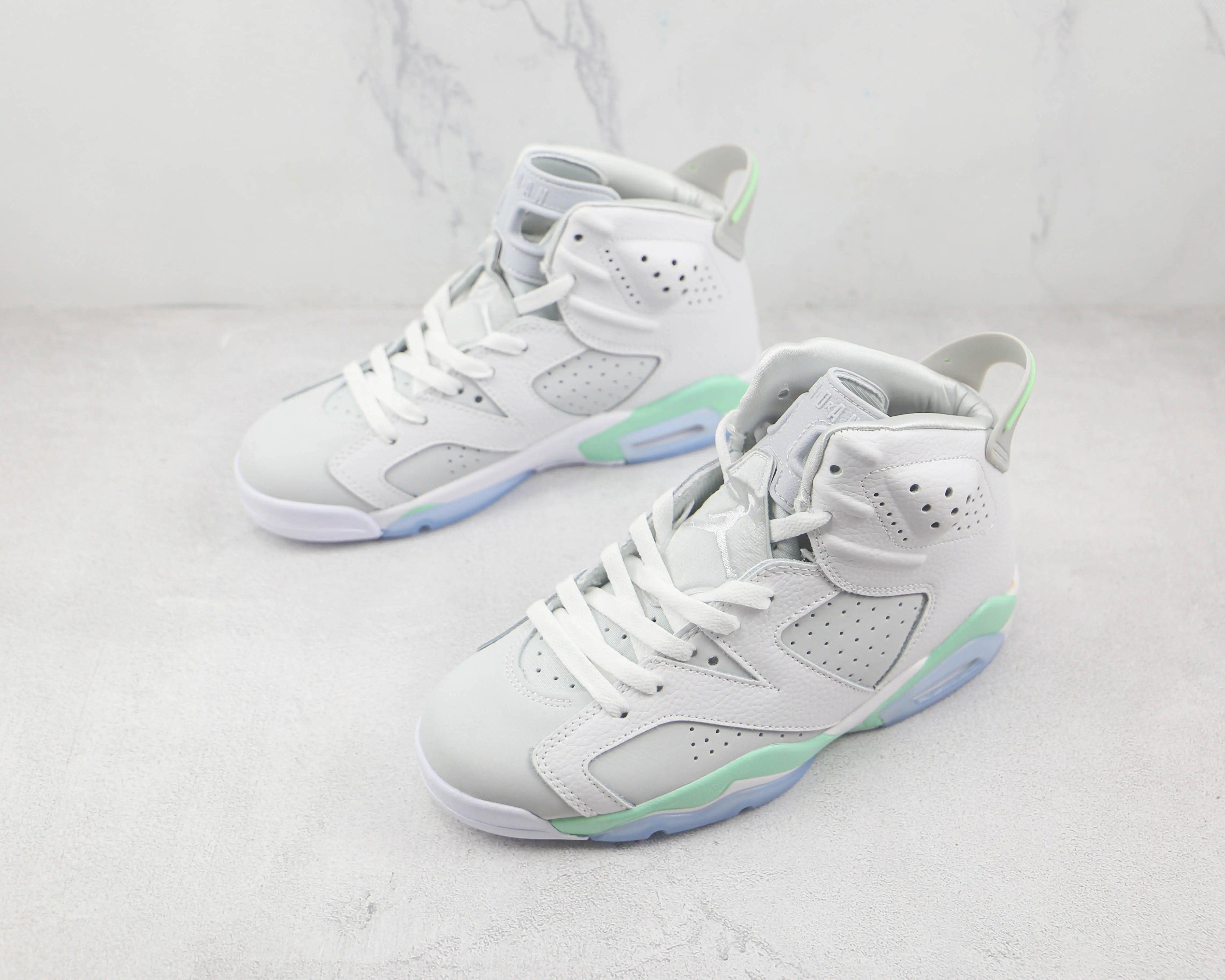 Custom Air Jordan AJ6 Retro Mint Foam - tntwear1