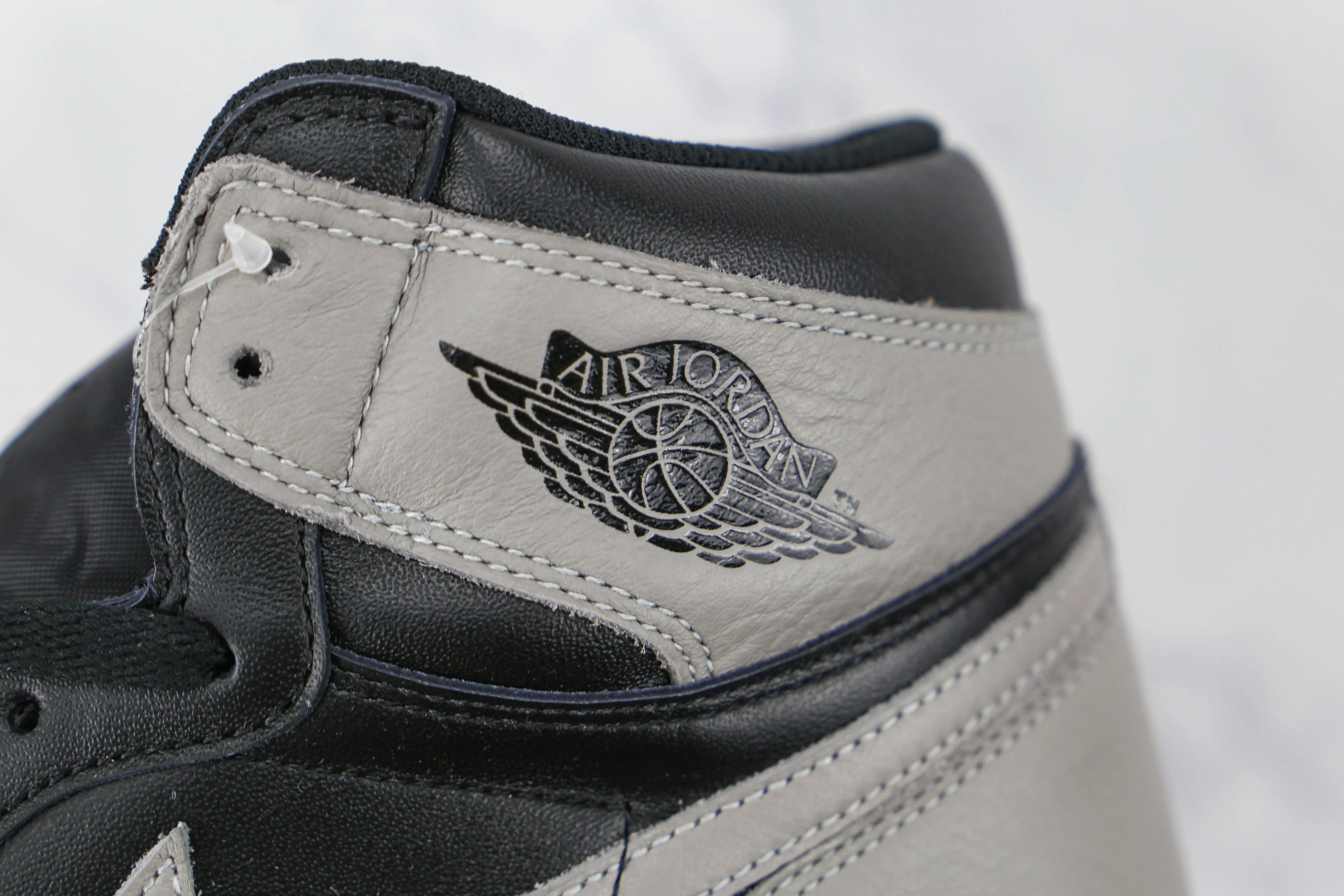 Custom Black Grey Jordan 1 High Q ( Customs And Box ), Jordan 1 Sneakers - tntwear1