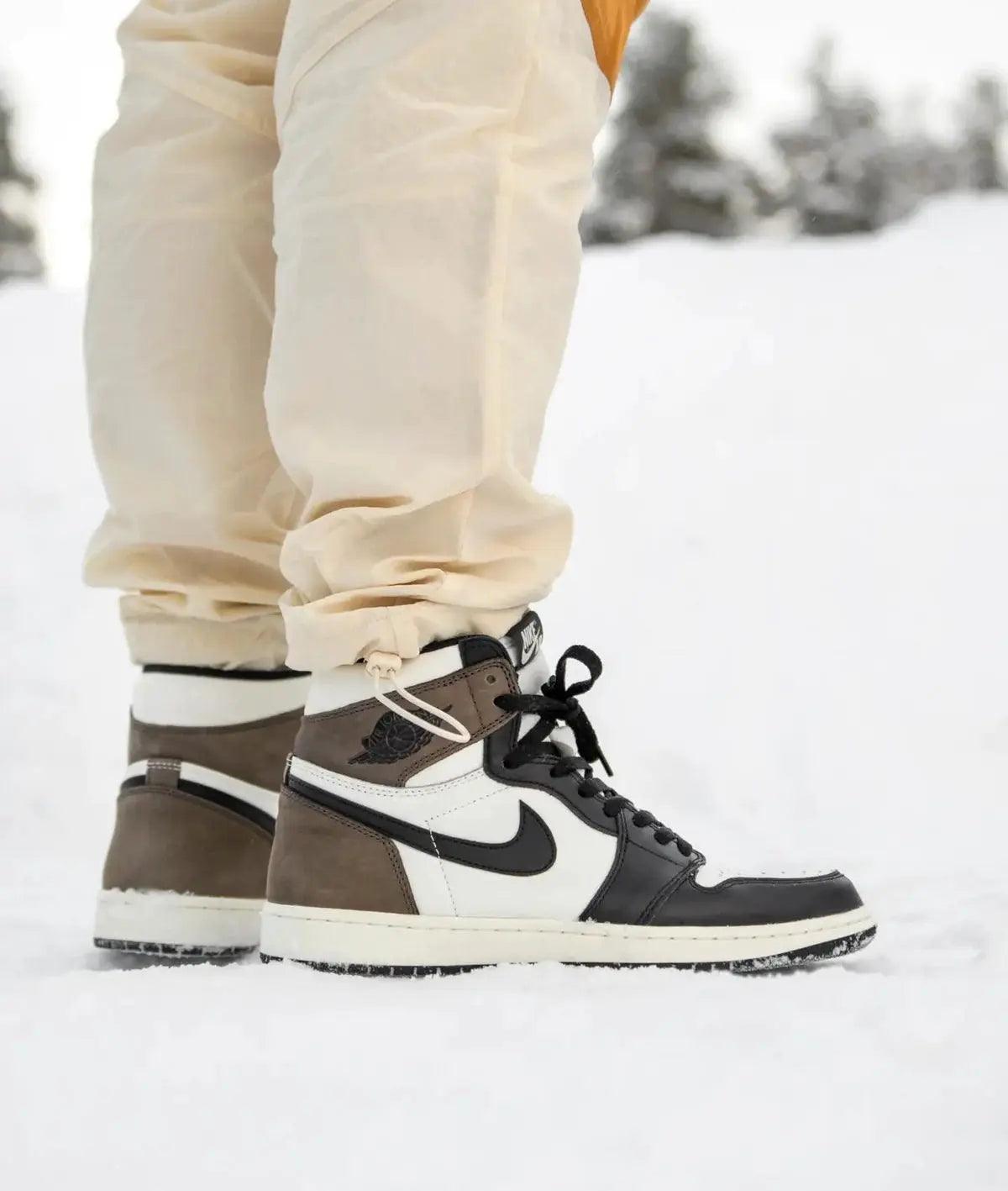 Custom Jordan 1 Retro High Dark Mocha High Q ( Customs And Box ), Jordan 1 Sneakers Active - tntwear1