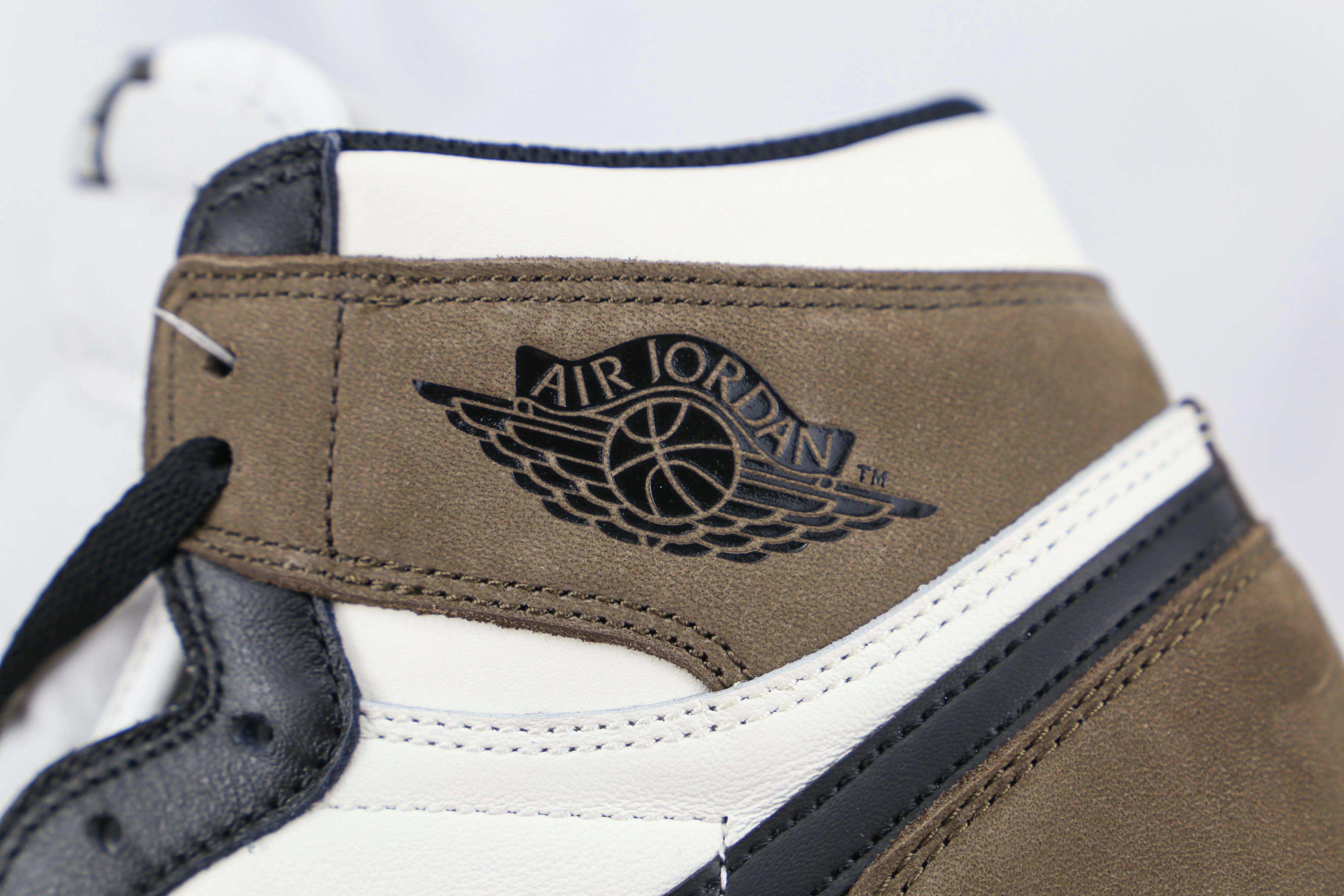 Custom Jordan 1 Retro High Dark Mocha High Q ( Customs And Box ), Jordan 1 Sneakers Active - tntwear1