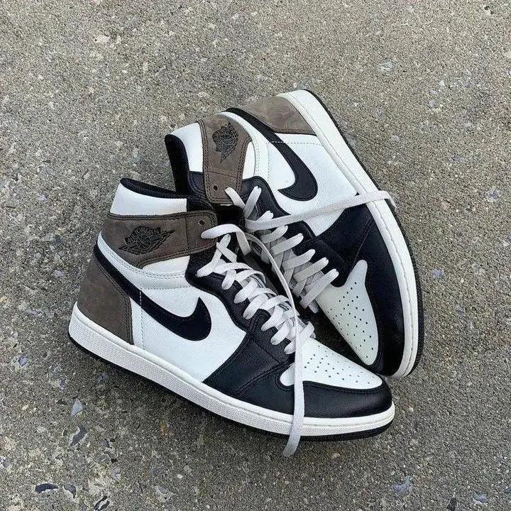 Custom Jordan 1 Retro High Dark Mocha High Q ( Customs And Box ), Jordan 1 Sneakers Active - tntwear1