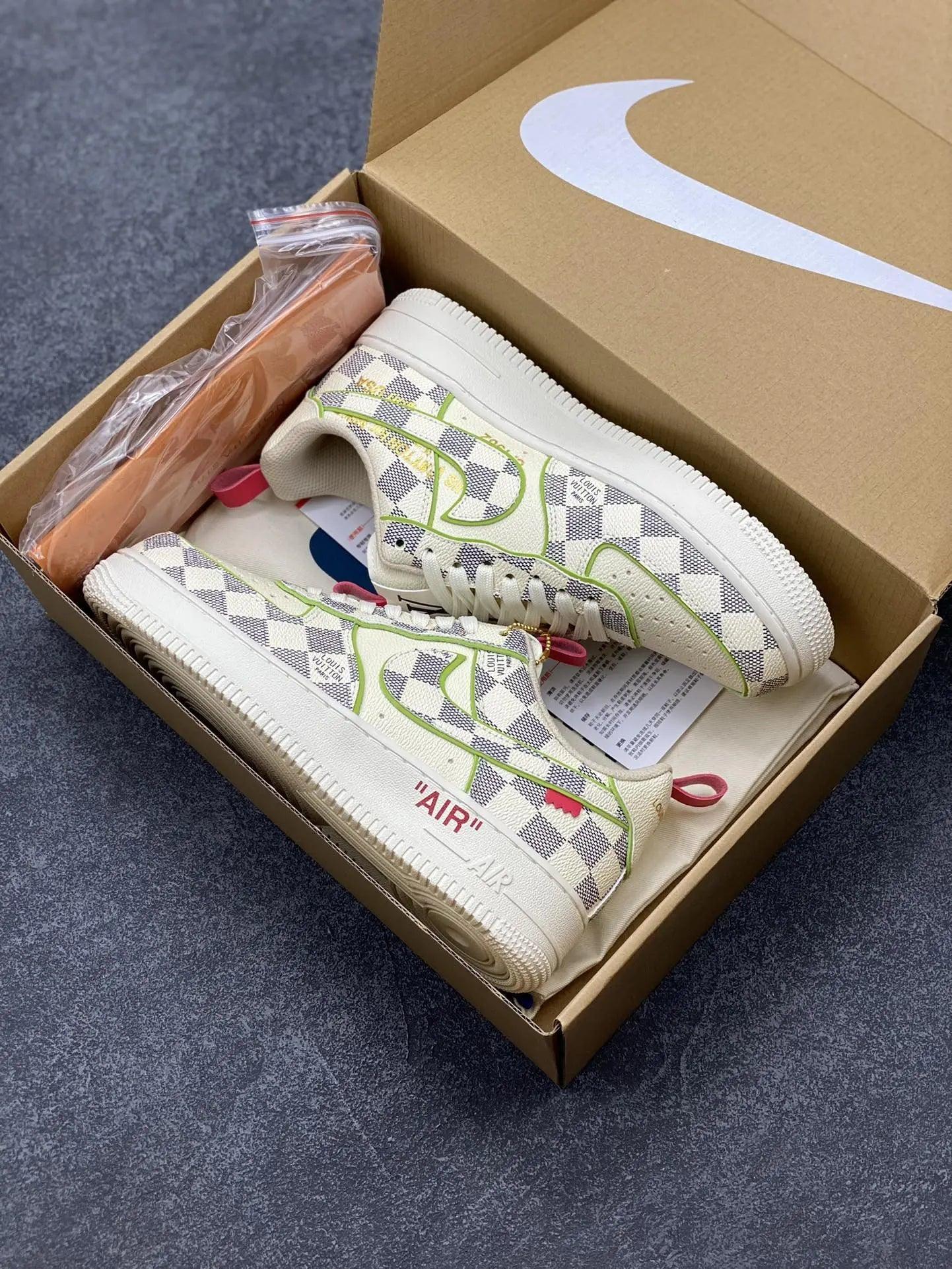 Custom LV x Off-wht x NK Air Force 1 LV 1A9V8H - tntwear1