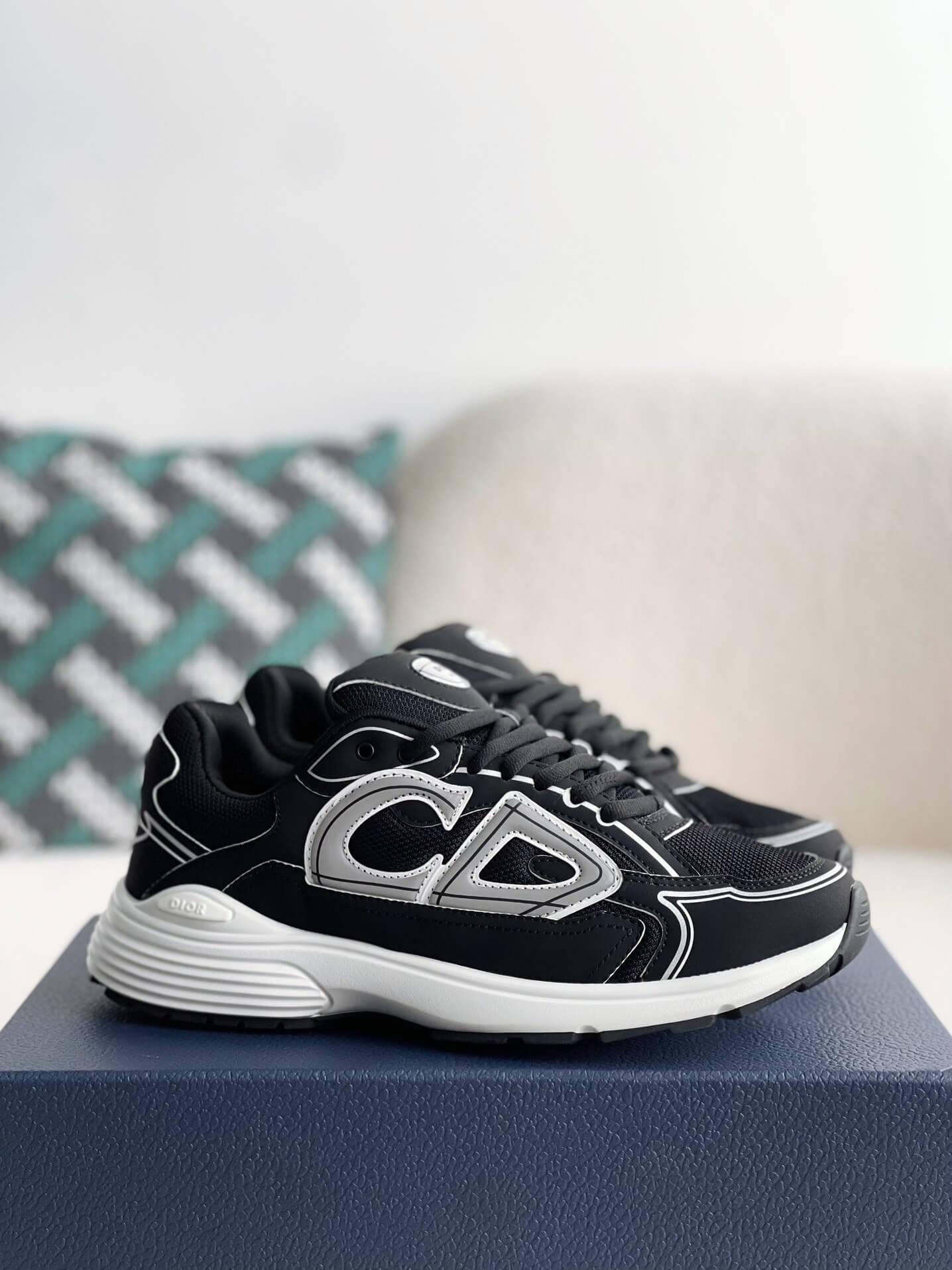 Dior B30 Black White Sneaker - tntwear1