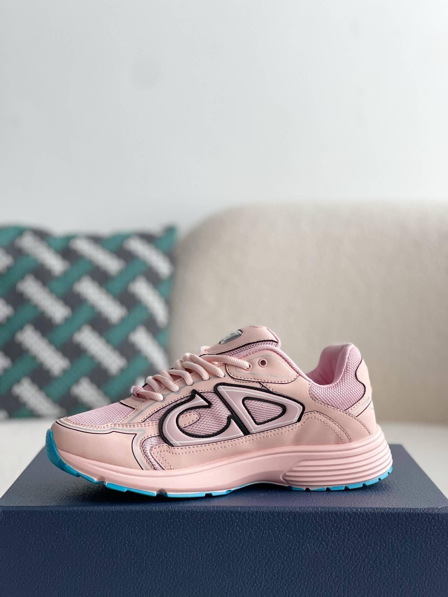 Dior B30 Pale Pink Blue Sneaker - tntwear1