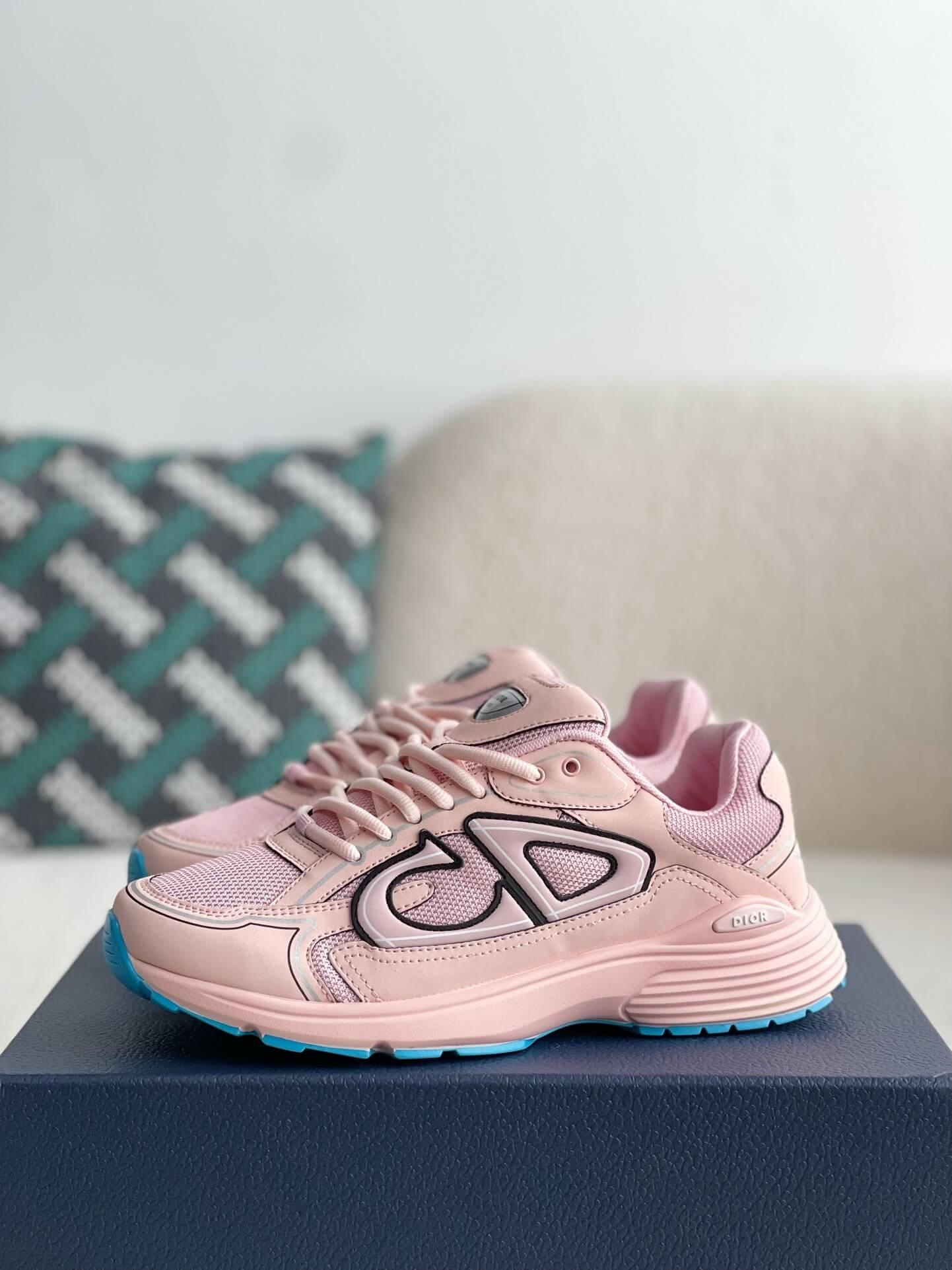 Dior B30 Pale Pink Blue Sneaker - tntwear1