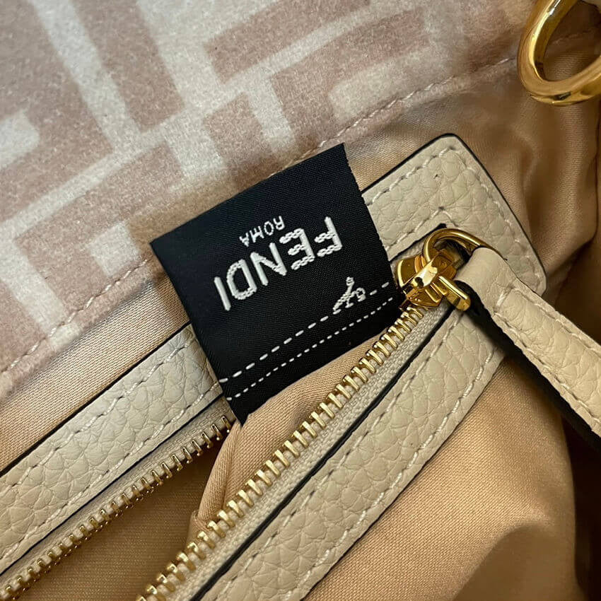 Tntwear Beige FF Wool Bag - FND 800