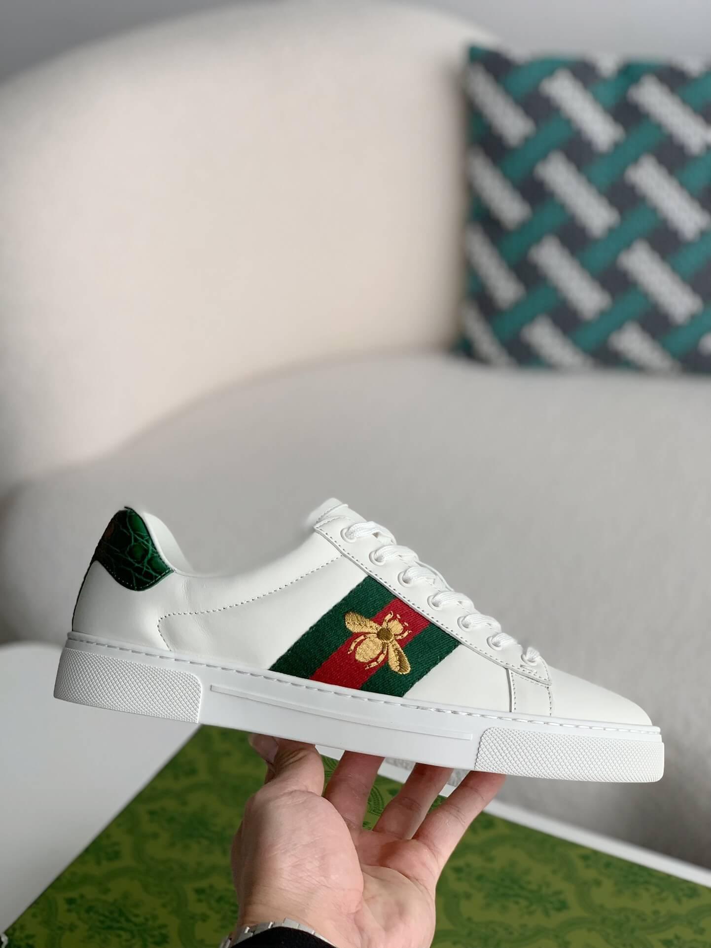 GG Ace Embroidered Sneakers - tntwear1