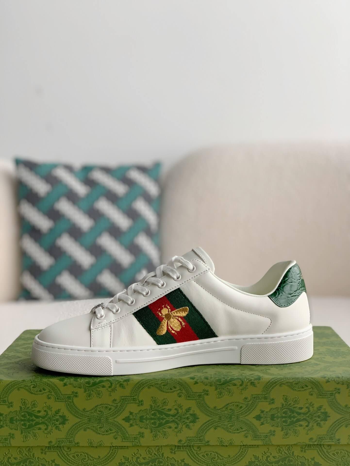 GG Ace Embroidered Sneakers - tntwear1