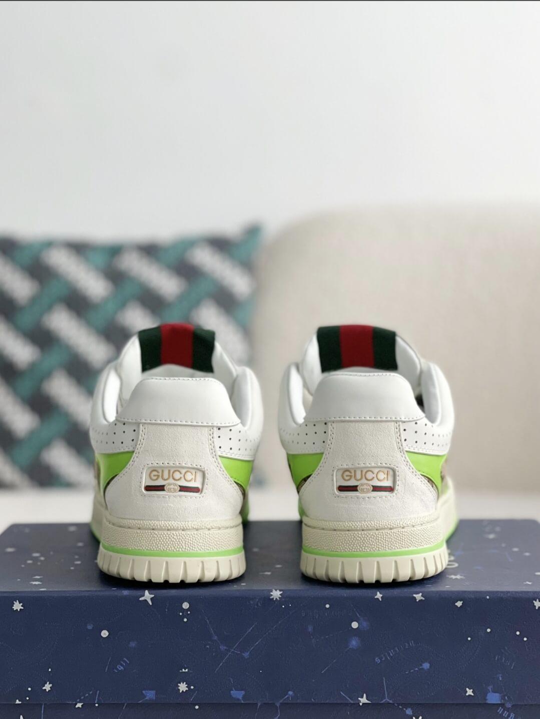 GG Re-Web Sneaker Beige Green - tntwear1