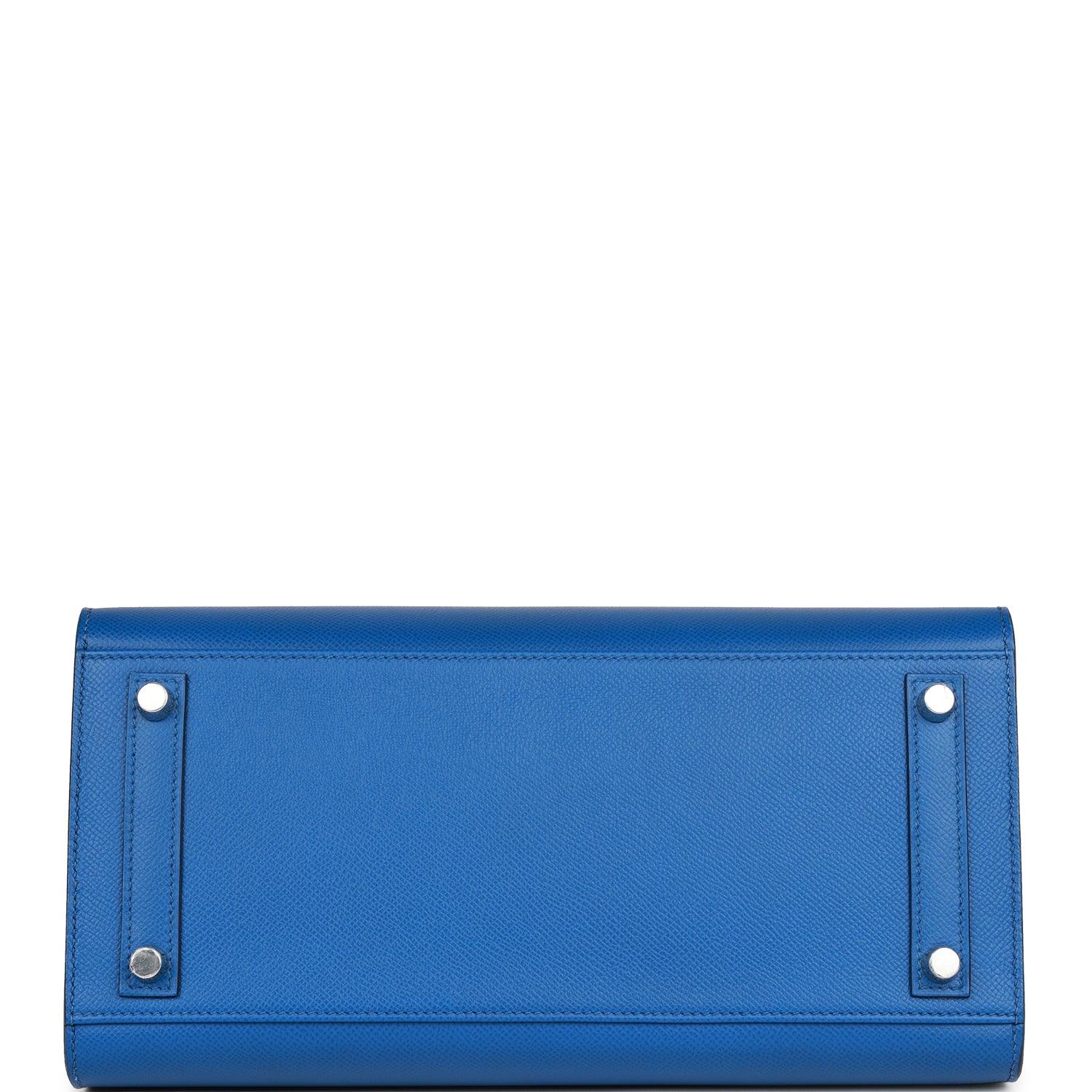 Birkin Sellier 30 Bleu France Epsom Palladium Hardware - tntwear1