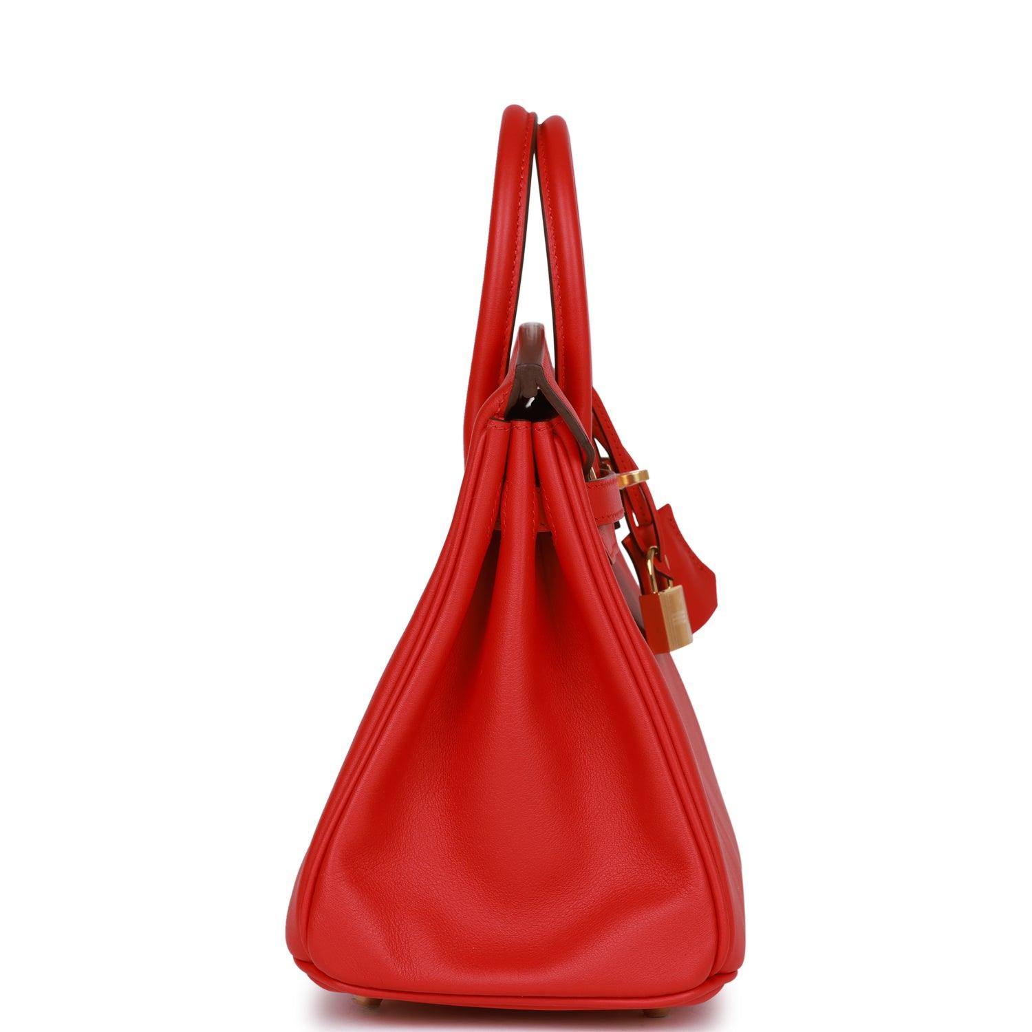 Birkin 25 Rouge De Coeur Swift Gold Hardware - tntwear1