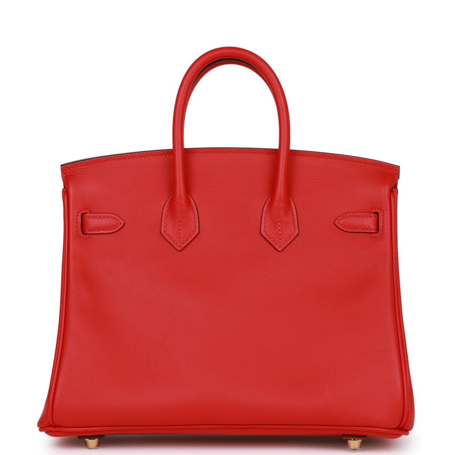 Birkin 25 Rouge De Coeur Swift Gold Hardware - tntwear1