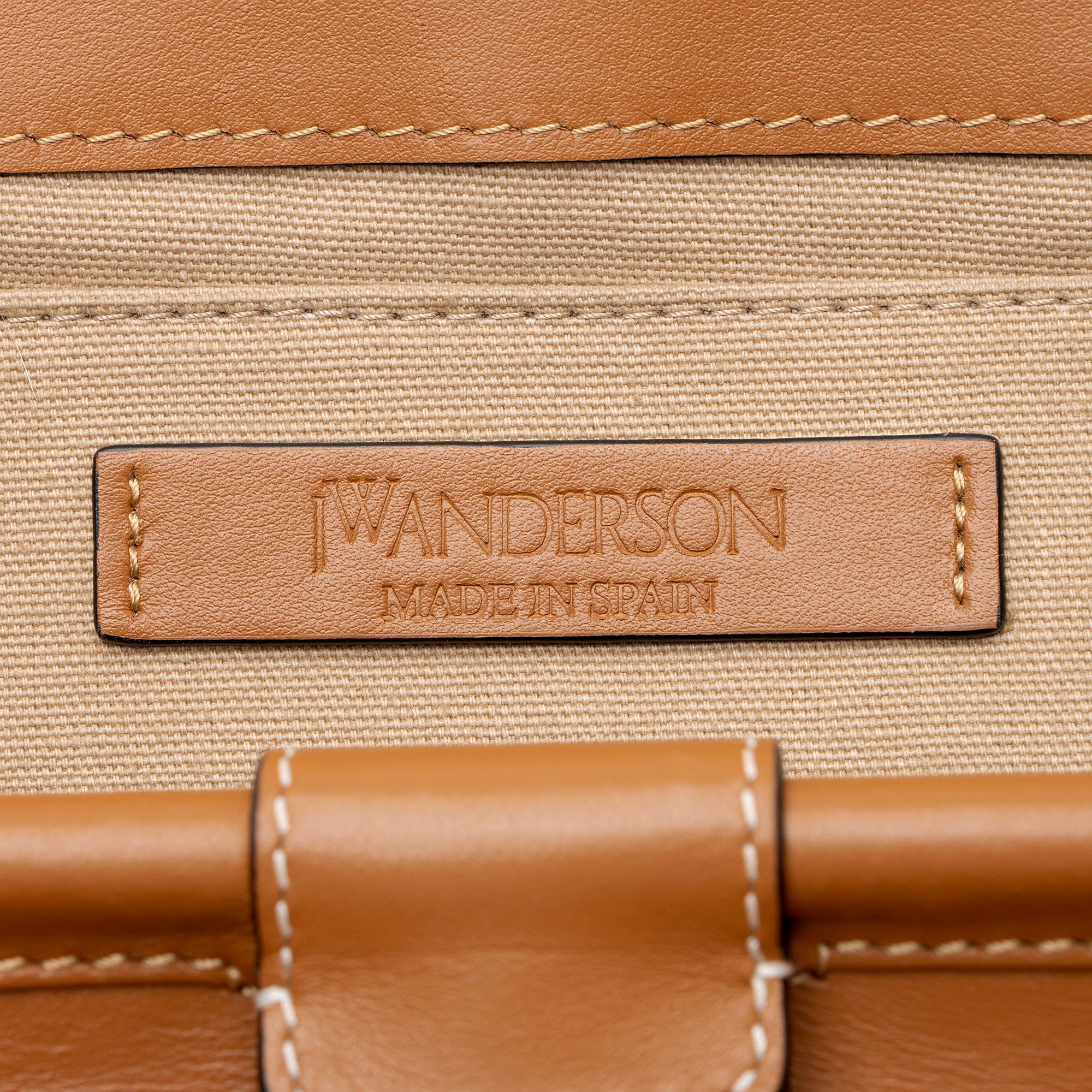 JW Anderson Leather Small Chain Lid Bag - tntwear1