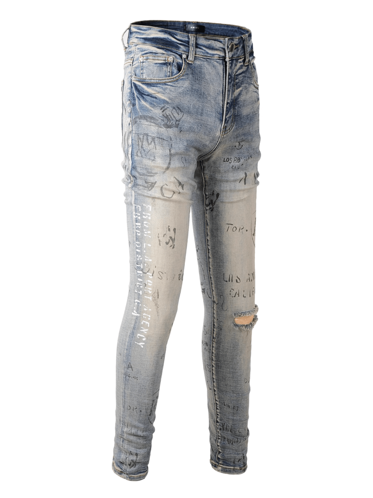 Washed Denim Classic Jeans