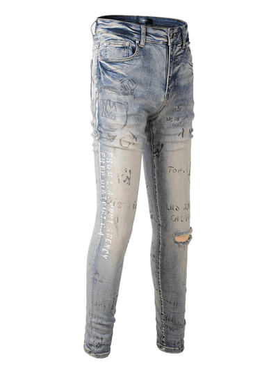 Washed Denim Classic Jeans