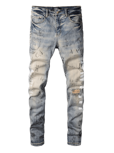 Washed Denim Classic Jeans