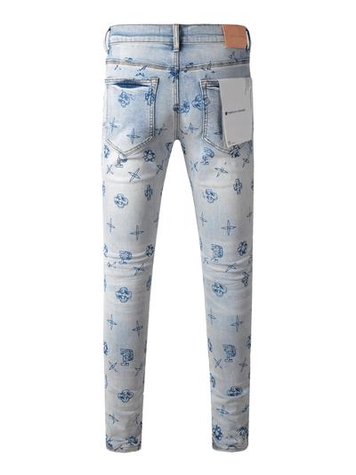 Light Color Writing Jeans