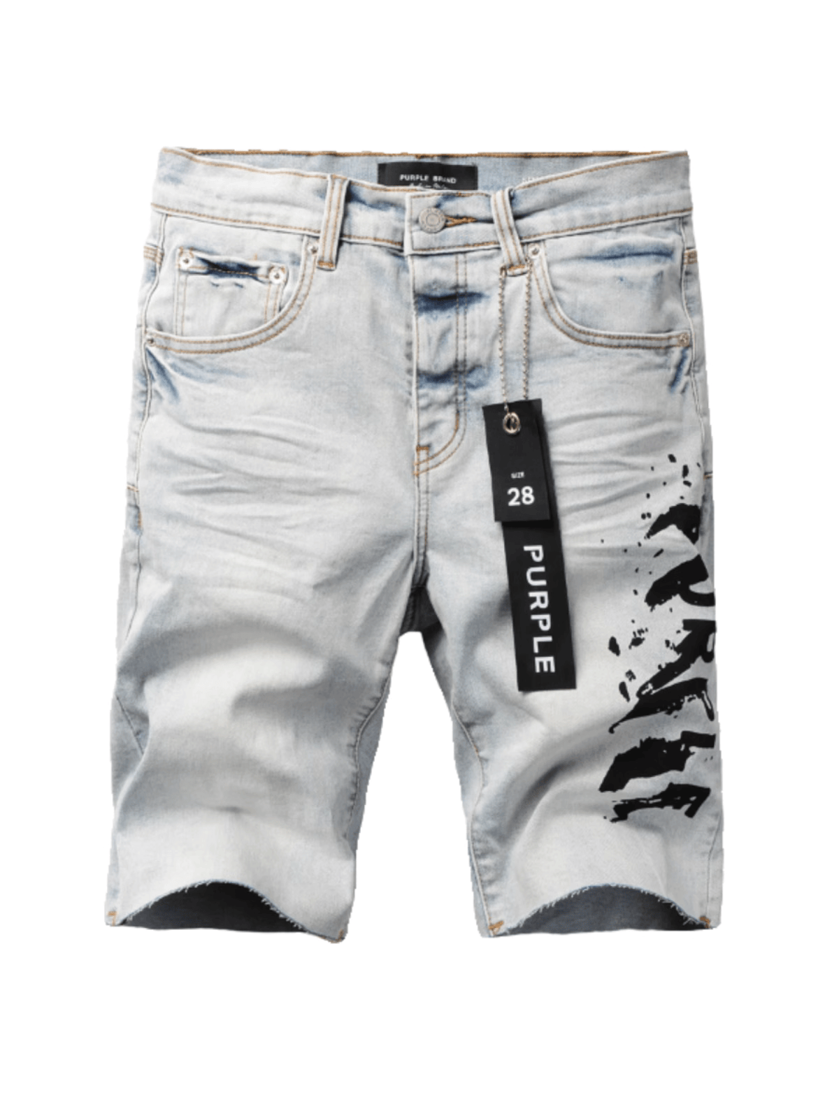 Light Washed Writing Jeans