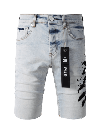 Light Washed Writing Jeans