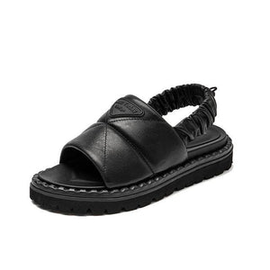 TntWear Shoes Litcy Women's Leather Elastic Band Sandal