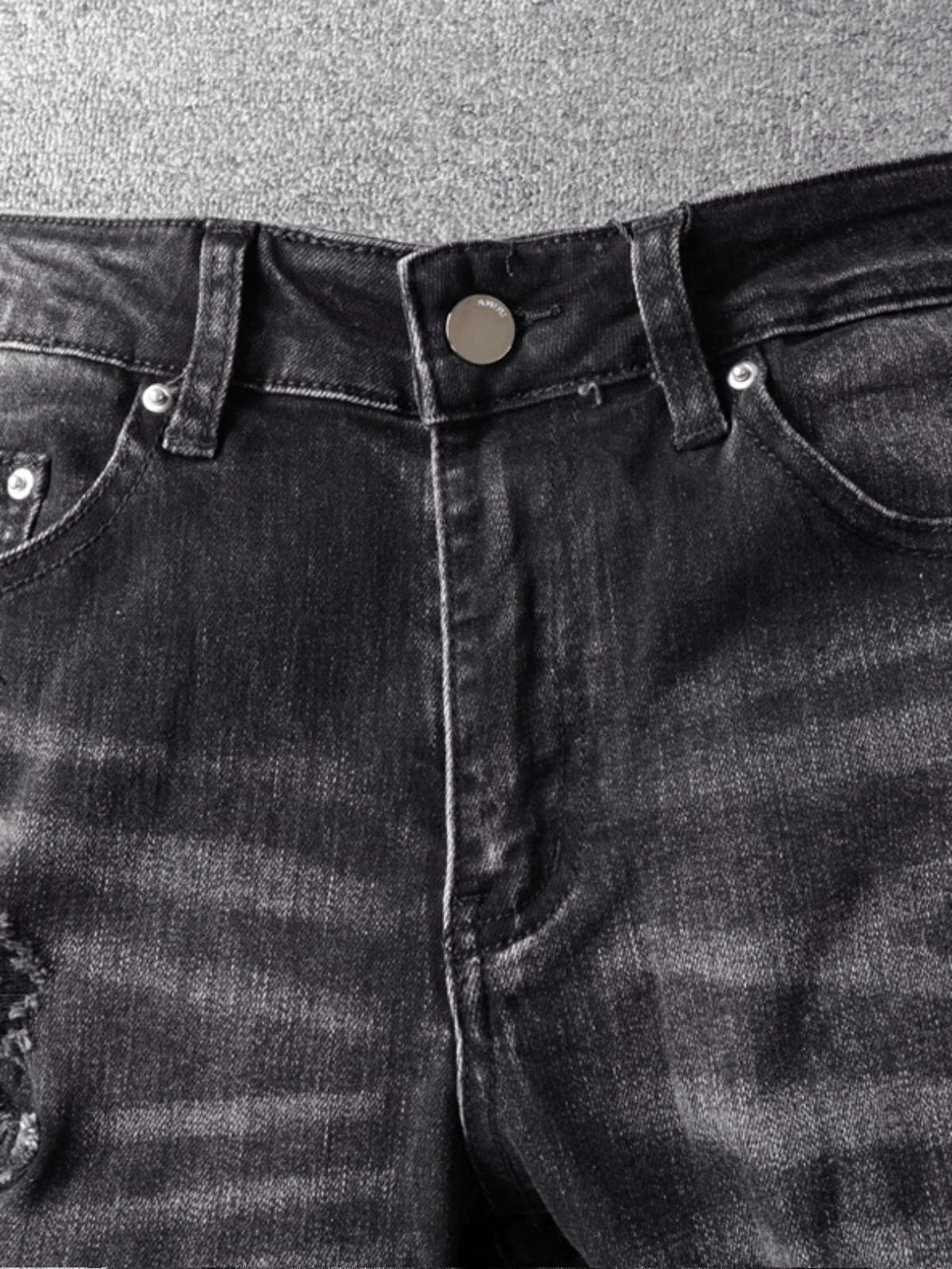 Black Patch Jeans