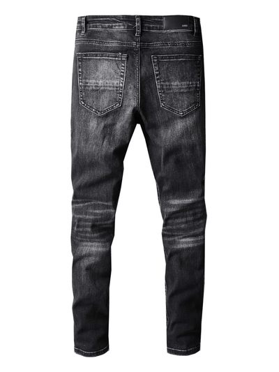 Black Patch Jeans