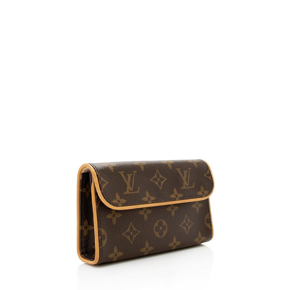 Louis Vuitton Monogram Canvas Pochette Florentine Small Belt Bag - FINAL SALE - tntwear1