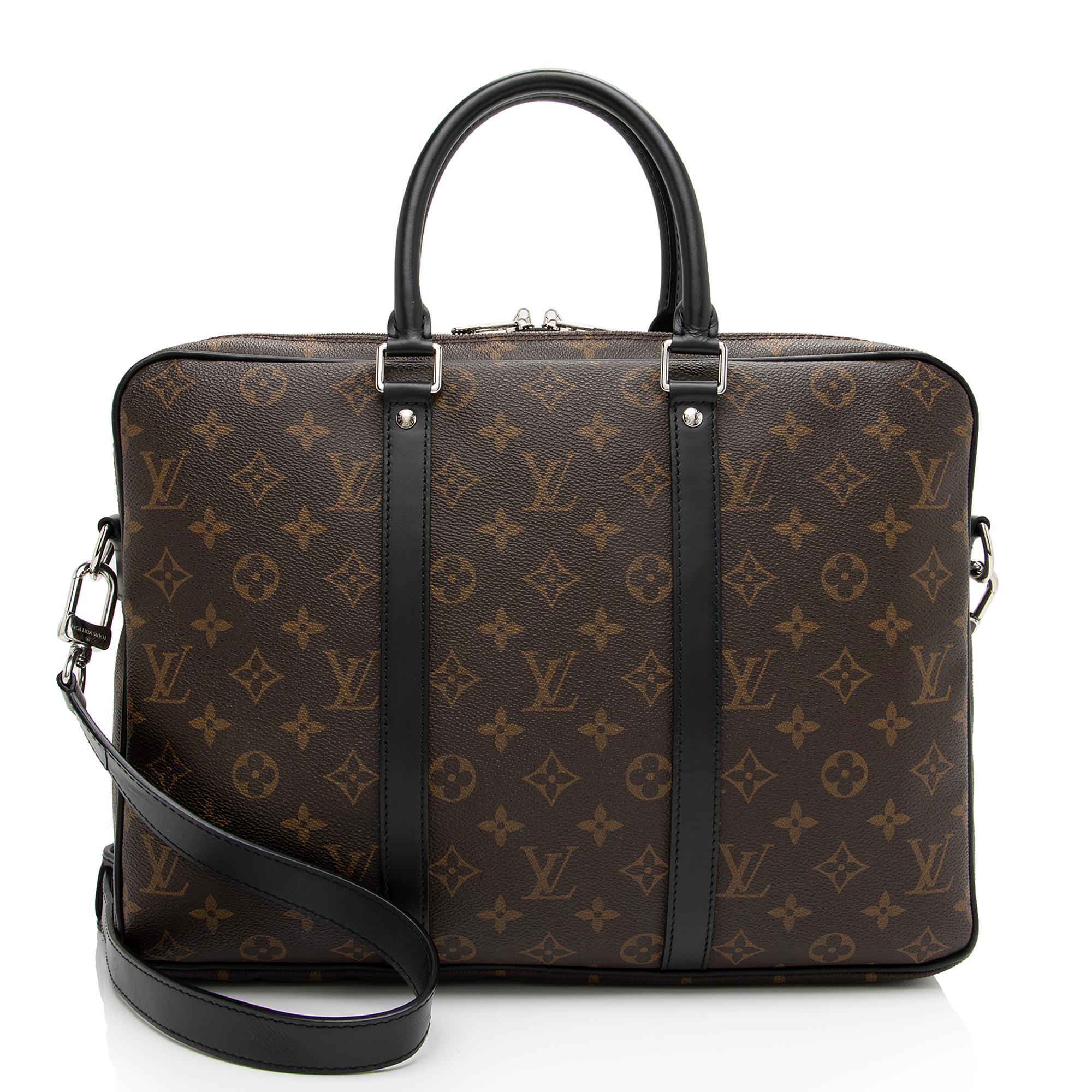 Louis Vuitton Monogram Canvas Porte Documents Voyage PM Messenger Bag - tntwear1