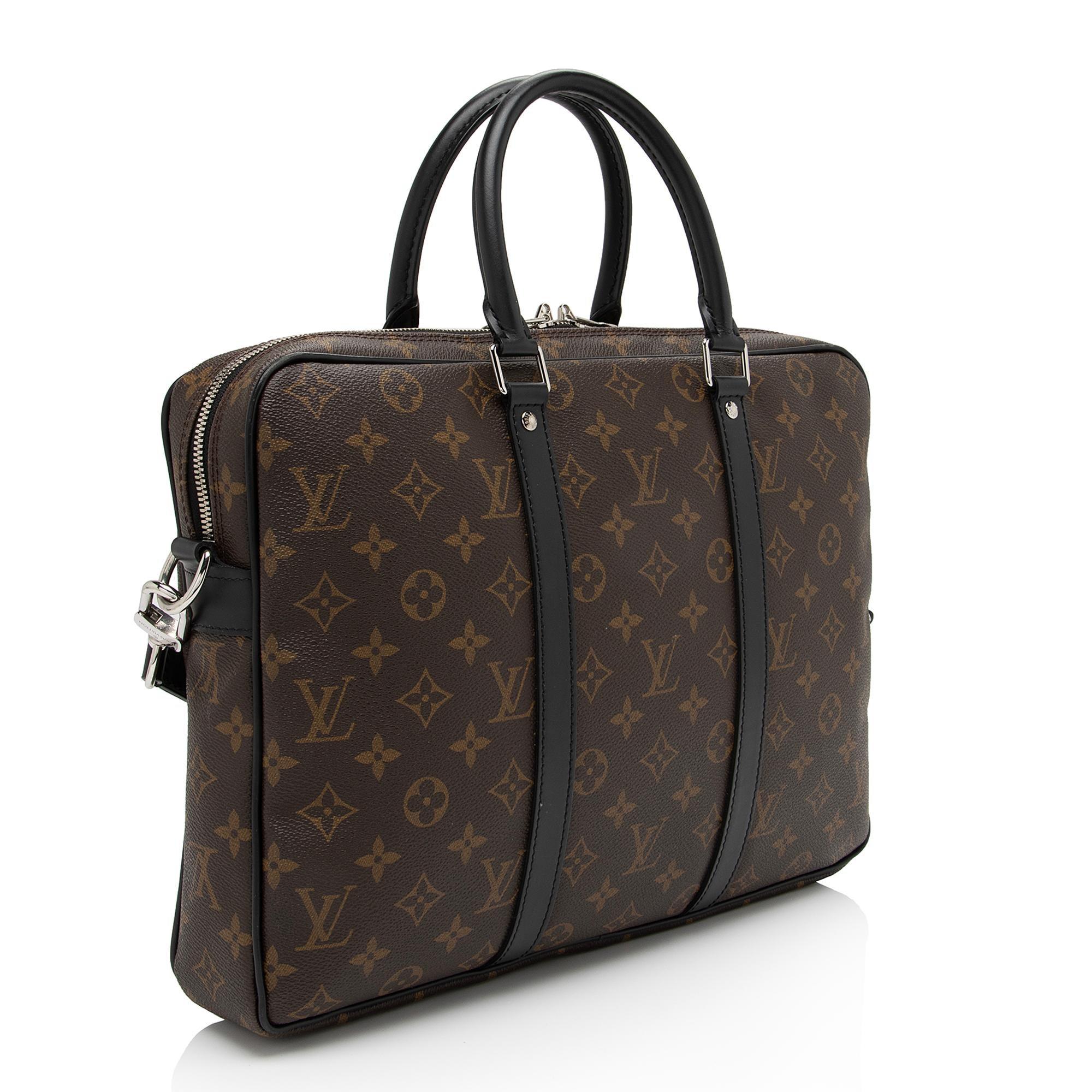 Louis Vuitton Monogram Canvas Porte Documents Voyage PM Messenger Bag - tntwear1