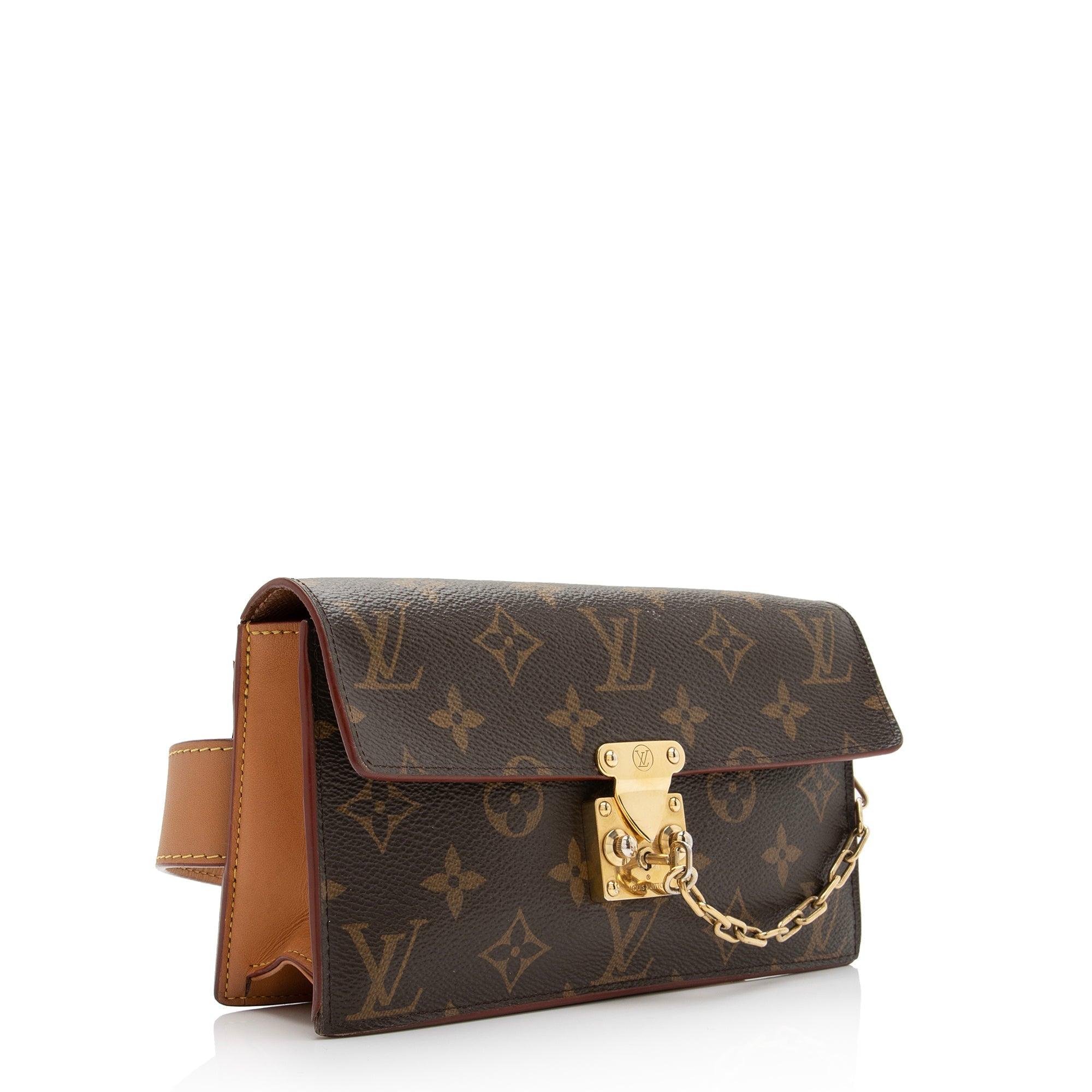 Louis Vuitton Monogram Canvas S Lock Belt Bag - tntwear1