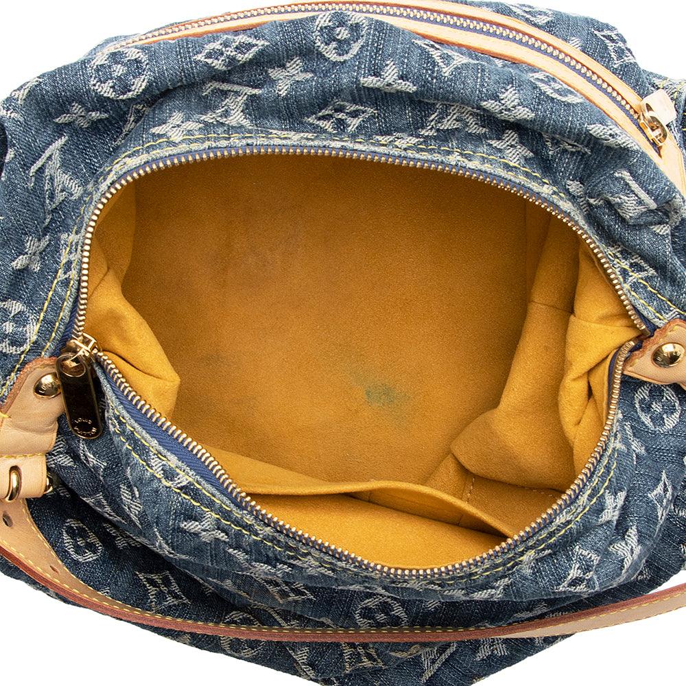 Louis Vuitton Monogram Denim Baggy GM Shoulder Bag - tntwear1