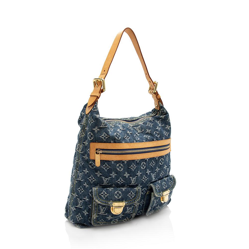 Louis Vuitton Monogram Denim Baggy GM Shoulder Bag - tntwear1