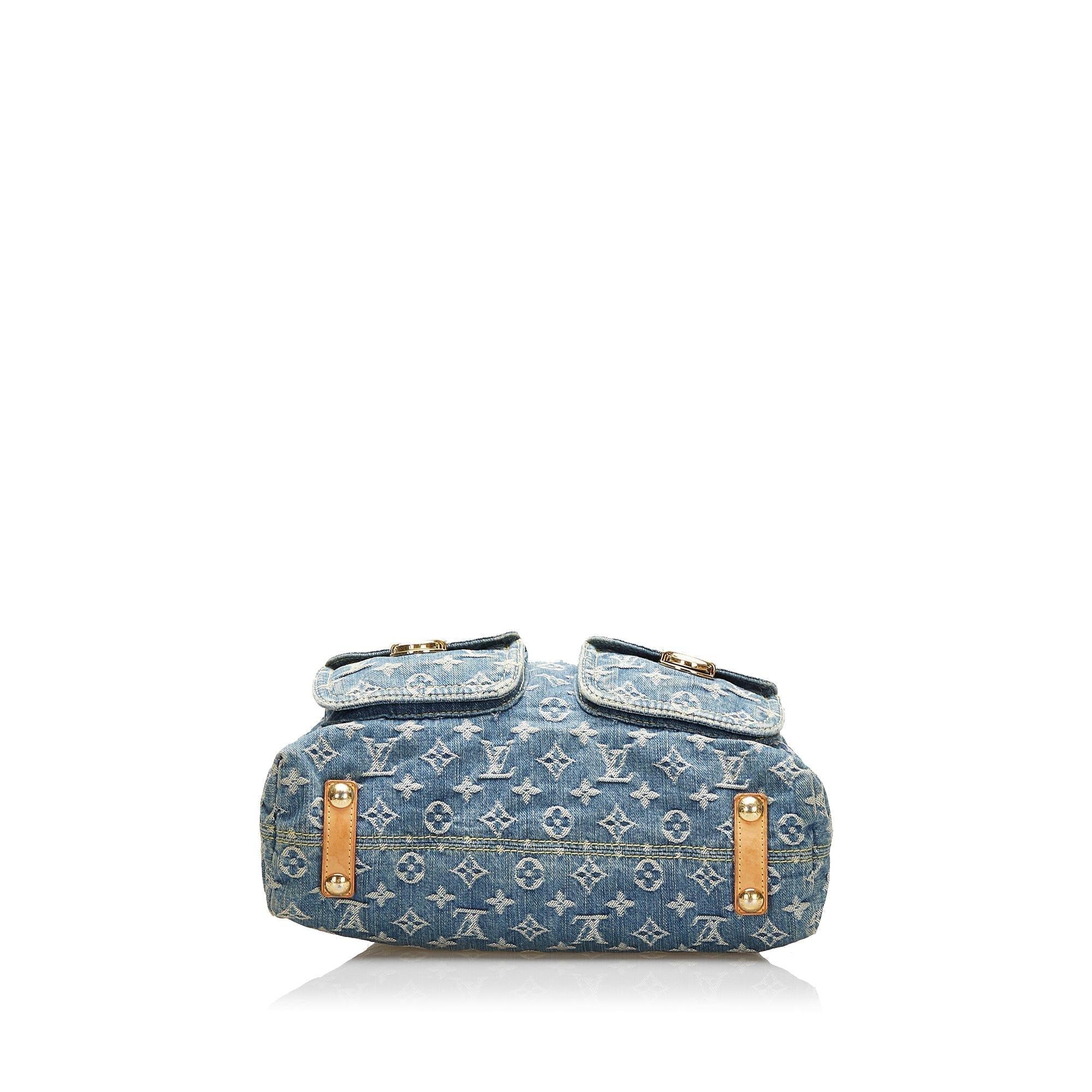 Louis Vuitton Monogram Denim Baggy GM - tntwear1