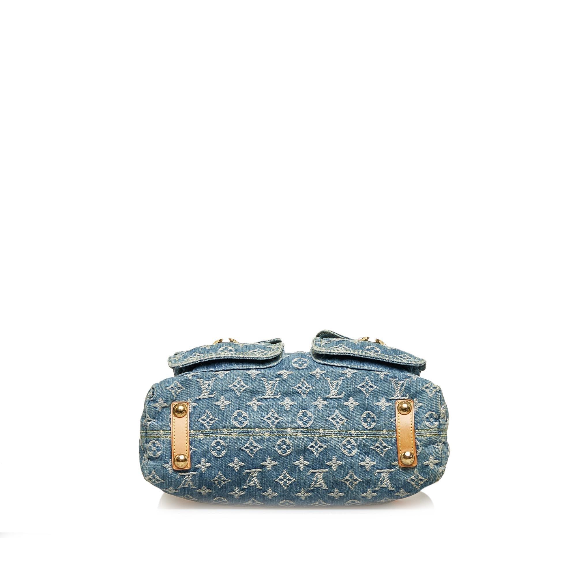 Louis Vuitton Monogram Denim Baggy GM - tntwear1