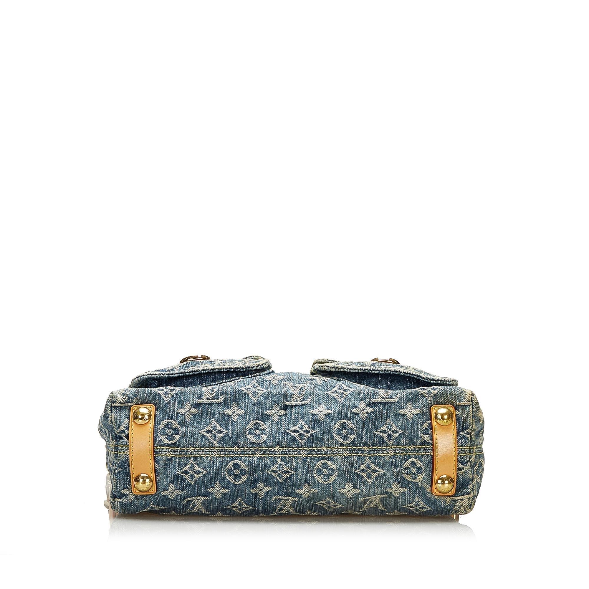 Louis Vuitton Monogram Denim Baggy PM - tntwear1