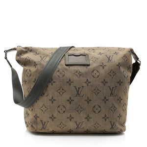 Louis Vuitton Monogram Denim Impression Besace GM Messenger Bag - tntwear1