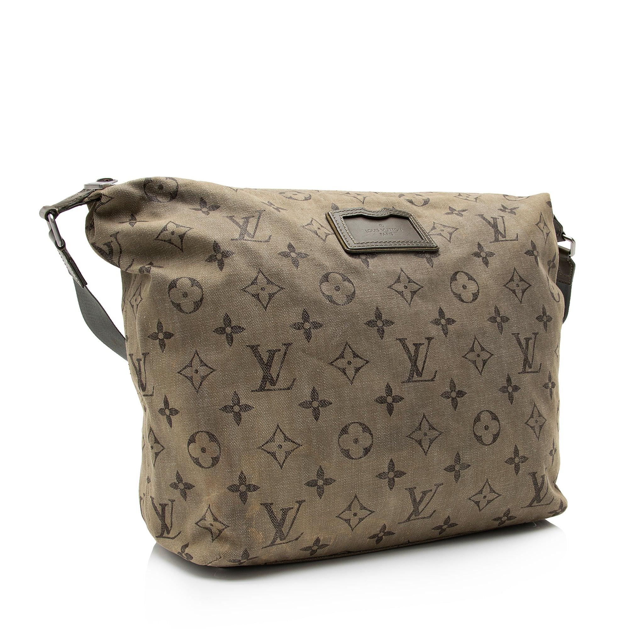 Louis Vuitton Monogram Denim Impression Besace GM Messenger Bag - tntwear1