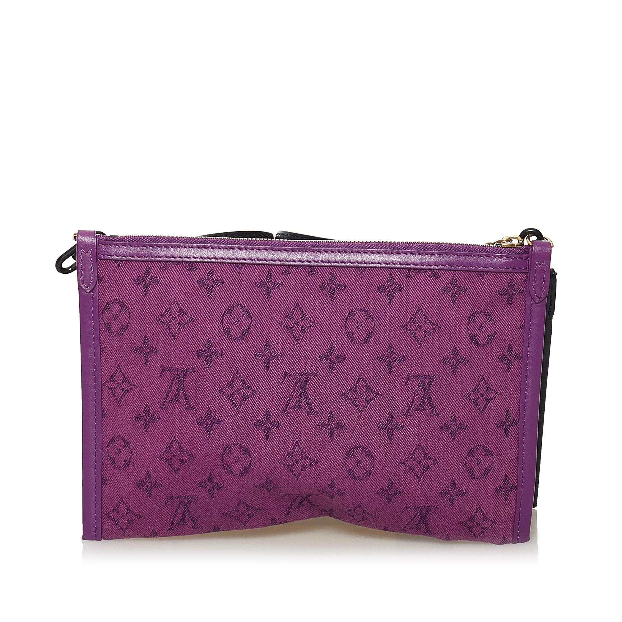 Louis Vuitton Monogram Double Flat Crossbody Bag - tntwear1