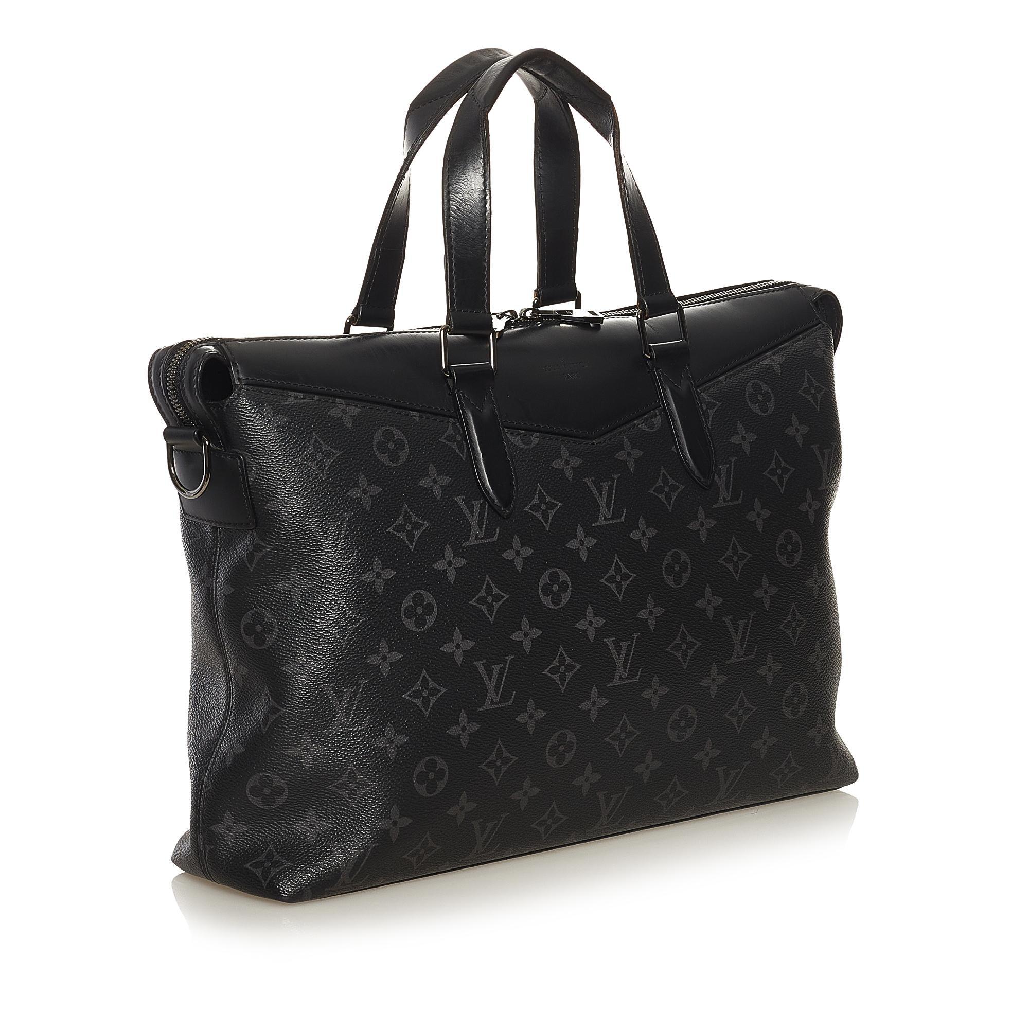 Louis Vuitton Monogram Eclipse Explorer Business Bag - tntwear1