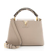 Louis Vuitton Taurillon Leather Python Capucines BB Bag - tntwear1