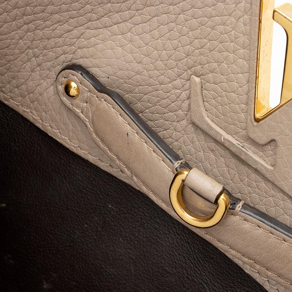 Louis Vuitton Taurillon Leather Python Capucines PM Bag - tntwear1