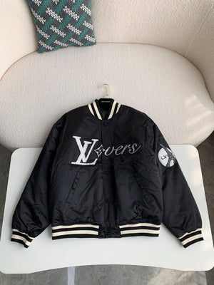 LV Embroidered Nylon Baseball Blouson Jacket - tntwear1